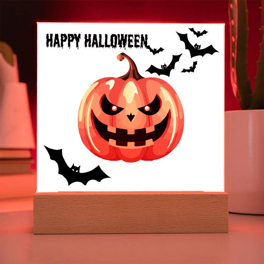 🎃 Spooky Sale: Halloween Acrylic Square Plaque 🎃